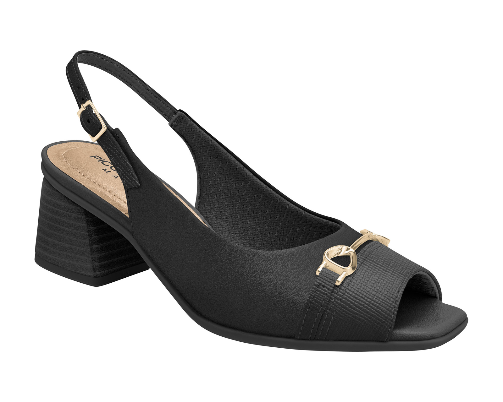 PICCADILLY Maxi Sandalia Negro (715023-5.PY)