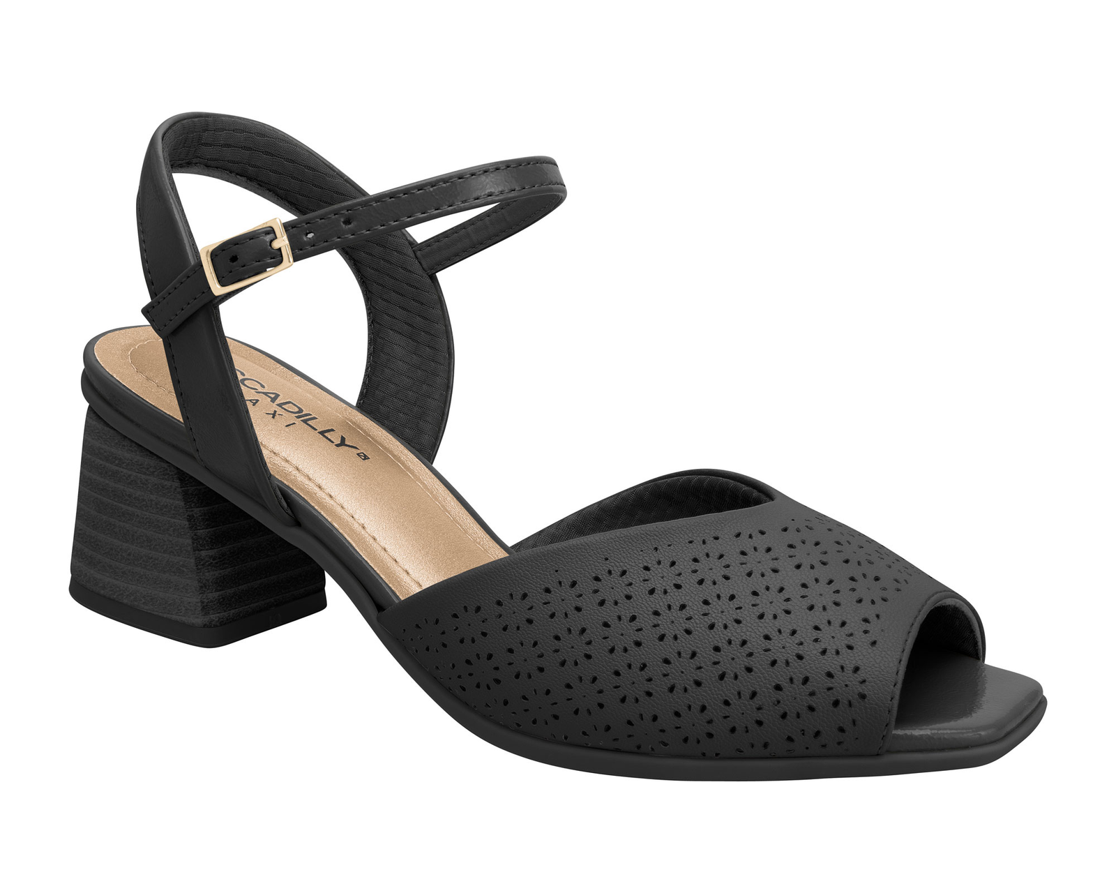 PICCADILLY Maxi Sandalia Negro (715024-3.PY)